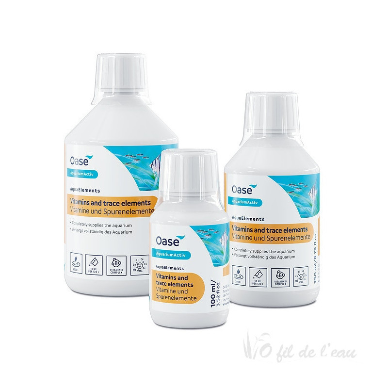 AquaElement Vitamines + oligo-éléments Oase