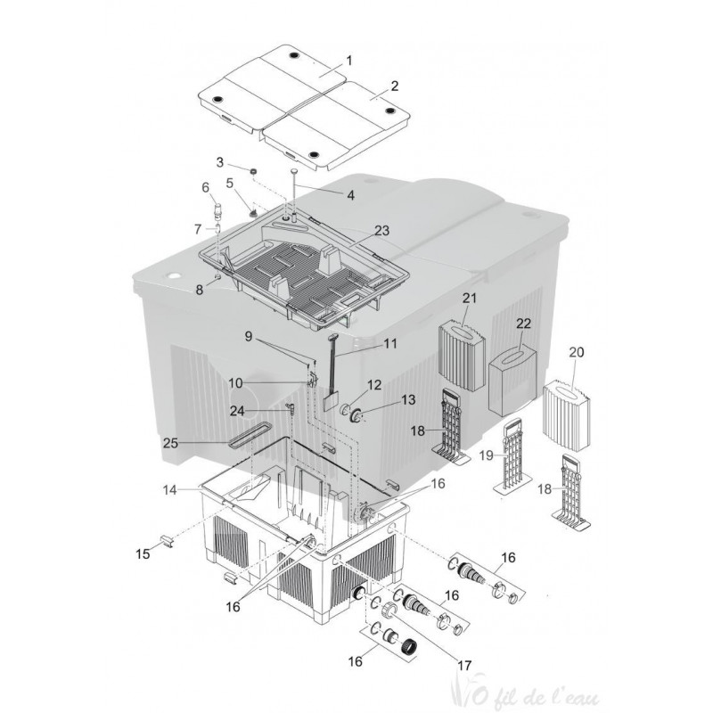 Pièces détachées pour biosmart 36000 Oase