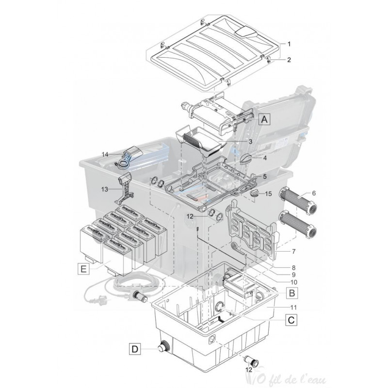 Pièces détachées pour BioTec ScreenMatic² 40000 Oase