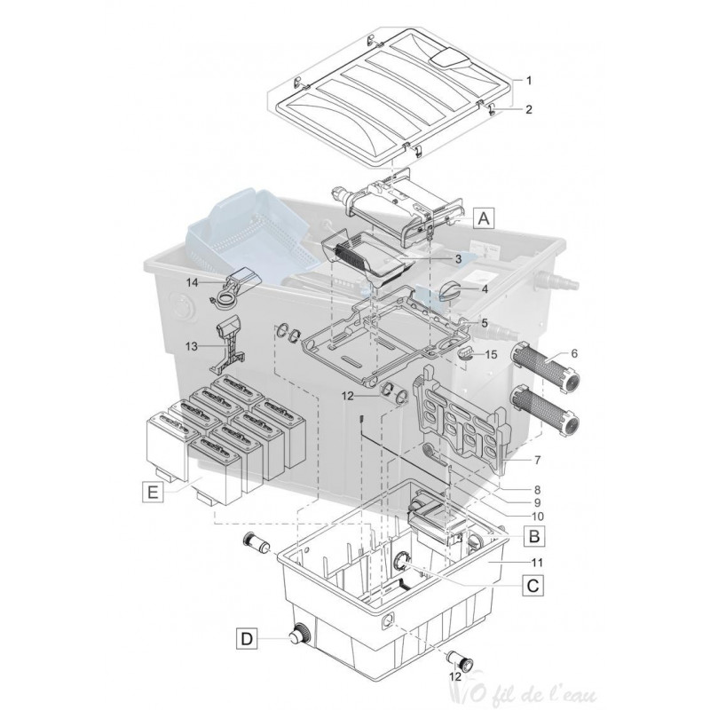 Pièces détachées pour BioTec ScreenMatic² 60000 Oase