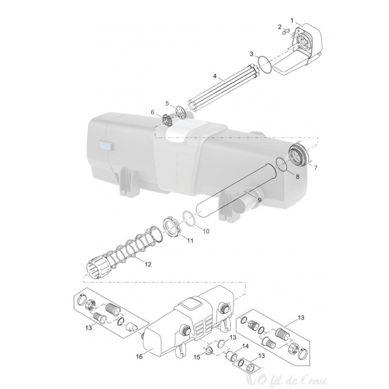 Pièces détachées pour Bitron Eco 180 W Oase