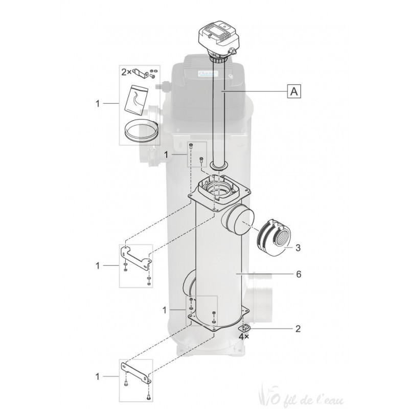 Pièces détachées pour bitron premium 60 watts Oase