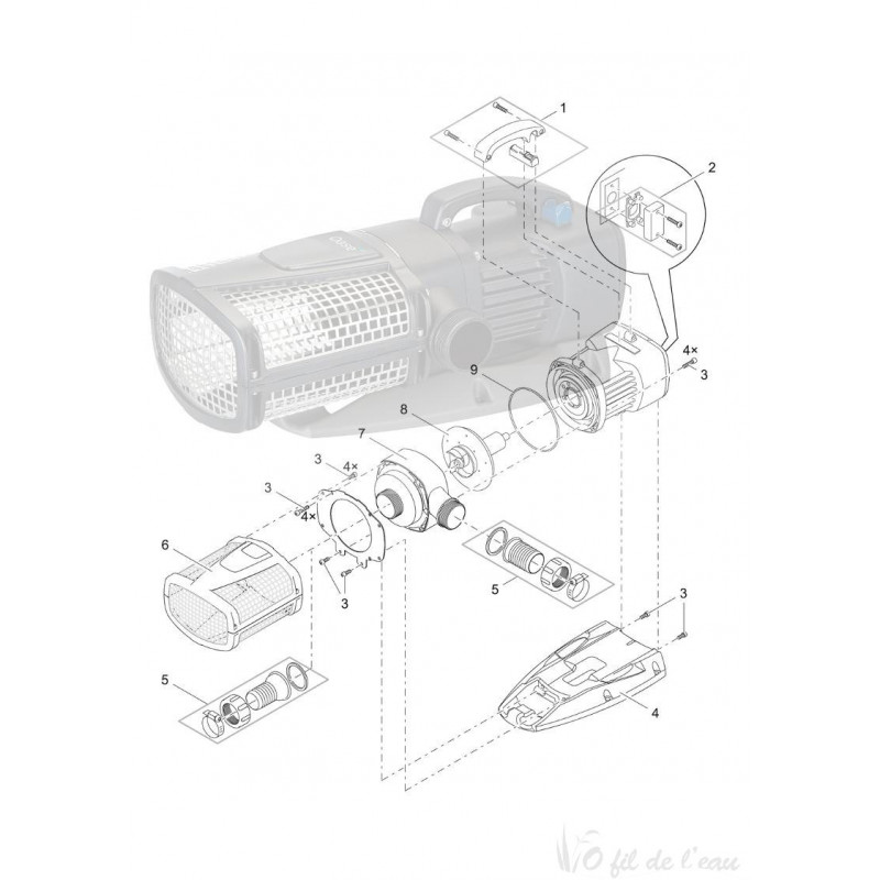 Pièces détachées pour aquamax eco expert 26000 Oase