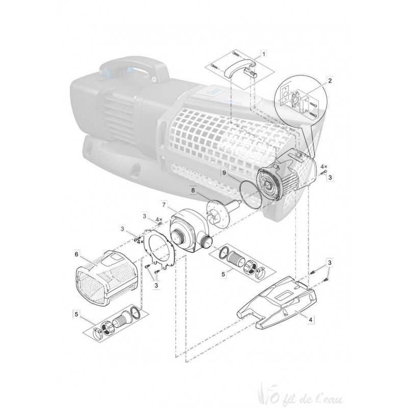 Pièces détachées pour aquamax eco expert 44000 Oase