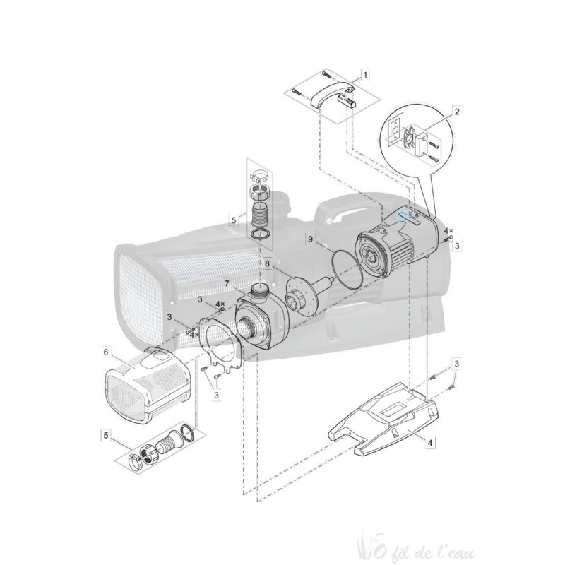 Pièces détachées pour aquarius eco expert 44000 Oase