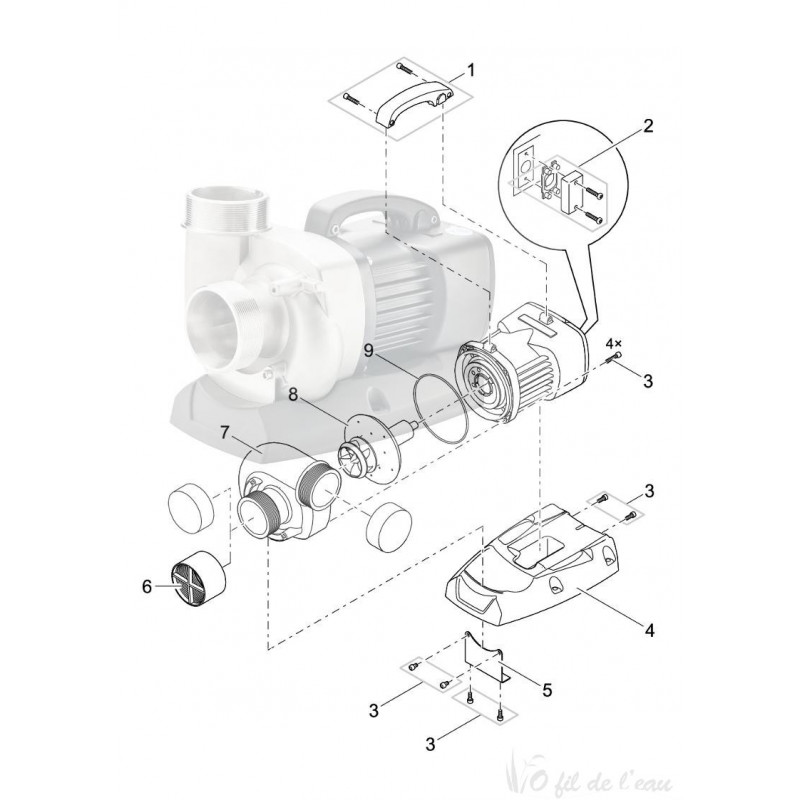 Pièces détachées pour aquamax eco titanium 51000 Oase