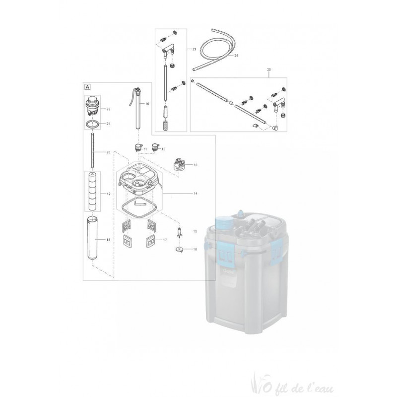 Pièces détachées pour BioMaster Thermo 250 Oase