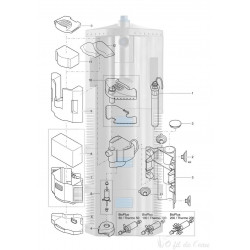 Pièces détachées pour BioPlus Thermo 200 Oase