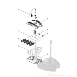 Pièces détachées pour Filtre immergé PonDuett 3000 avec jet d'eau Pontec