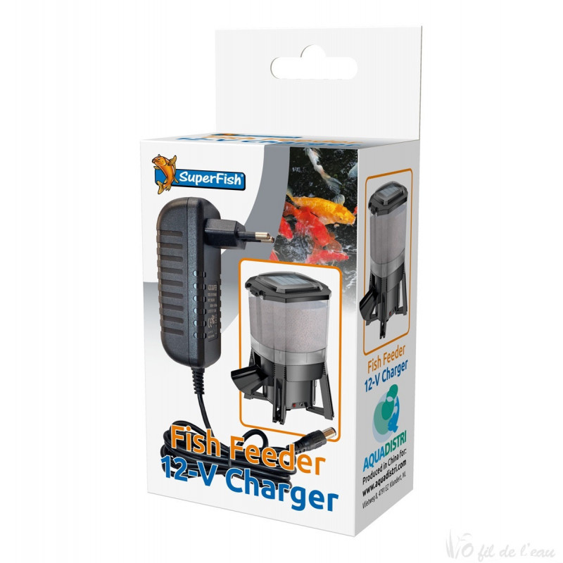 Chargeur pour distributeur solar fish feedersuperfish