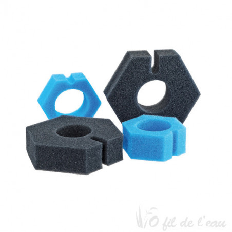 Mousse Filtrante Pour Filtre Oase BioPress 4000 / PondoPress 5000 - Bleu Et Noir, Filtration Mécanique étang