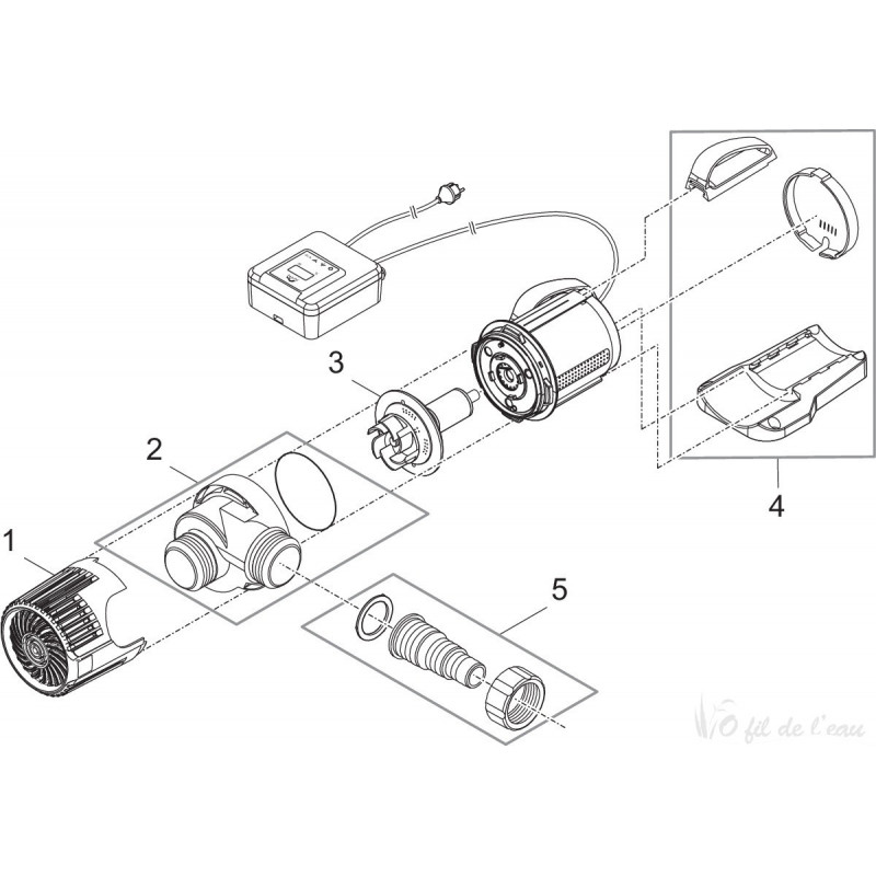 Pièces détachées pour PondoMax Eco 5000 Control Pontec