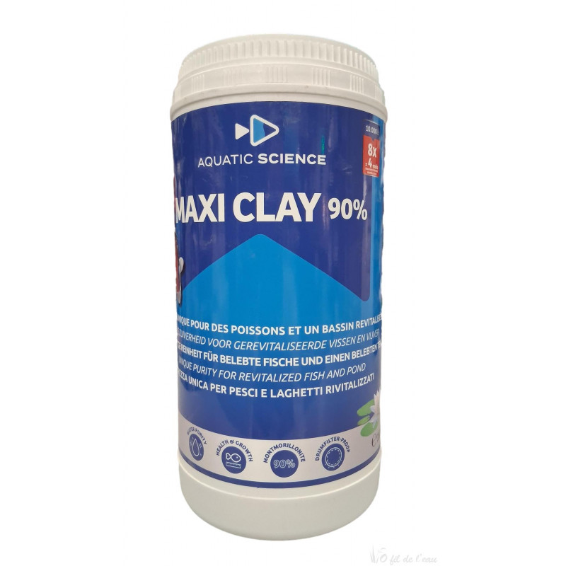 Maxi Clay Aquaticscience (90% de Montmorillonite)