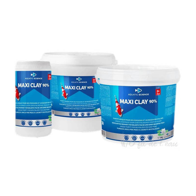 Maxi Clay Aquaticscience (90% de Montmorillonite)