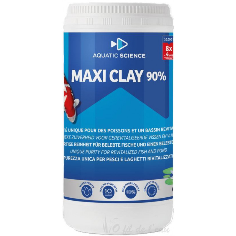Maxi Clay Aquaticscience (90% de Montmorillonite)