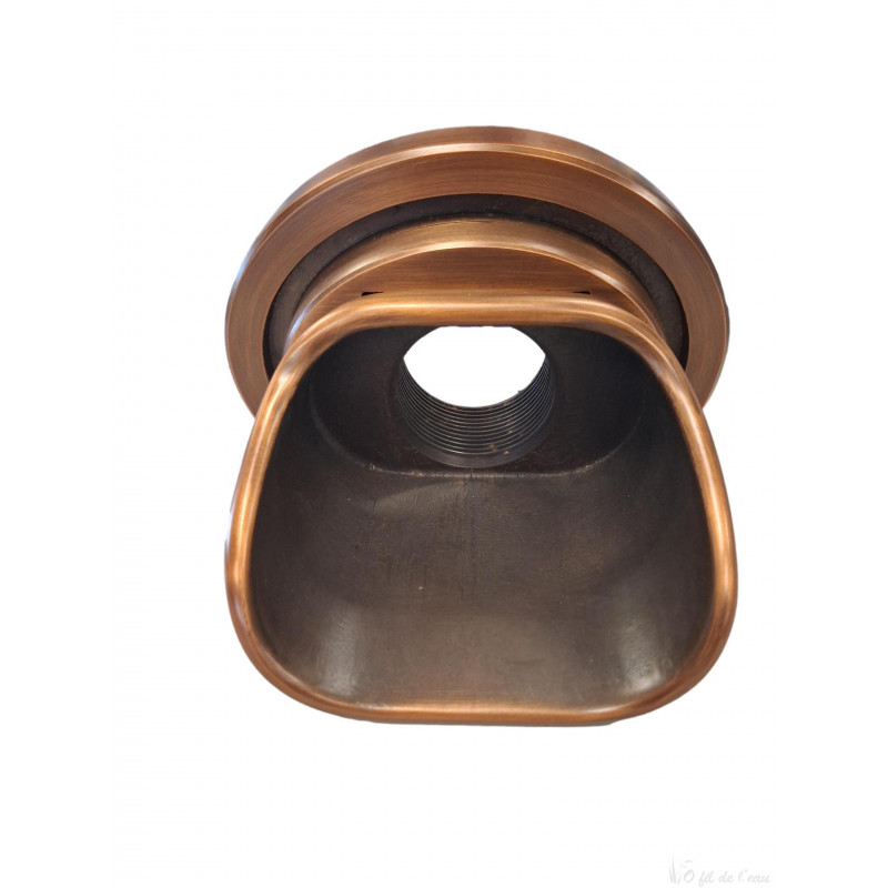 Déversoir fontaine Ellipse cuivre