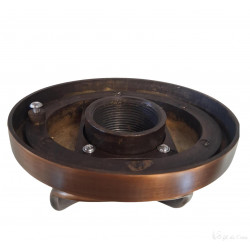 Déversoir fontaine Ellipse cuivre