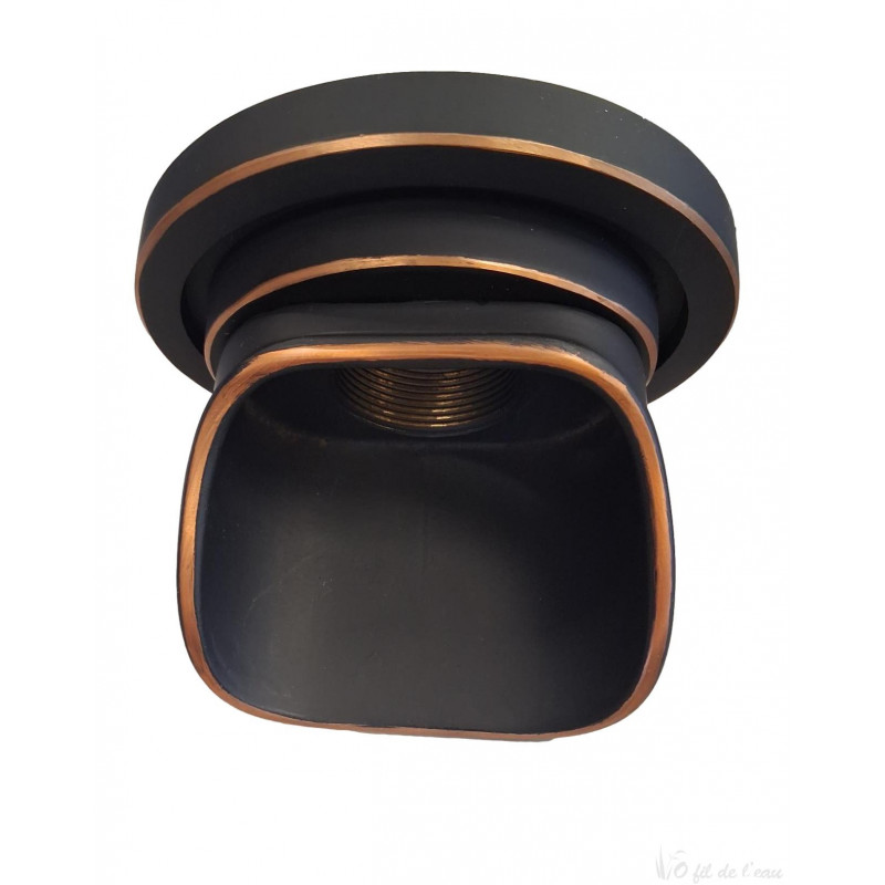 Déversoir fontaine Ellipse bronze