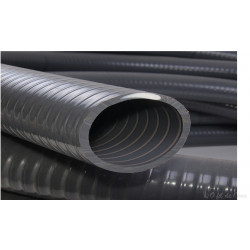 Tuyau souple PVC noir - Renforcé - Diam: 10mm - Long: 10m