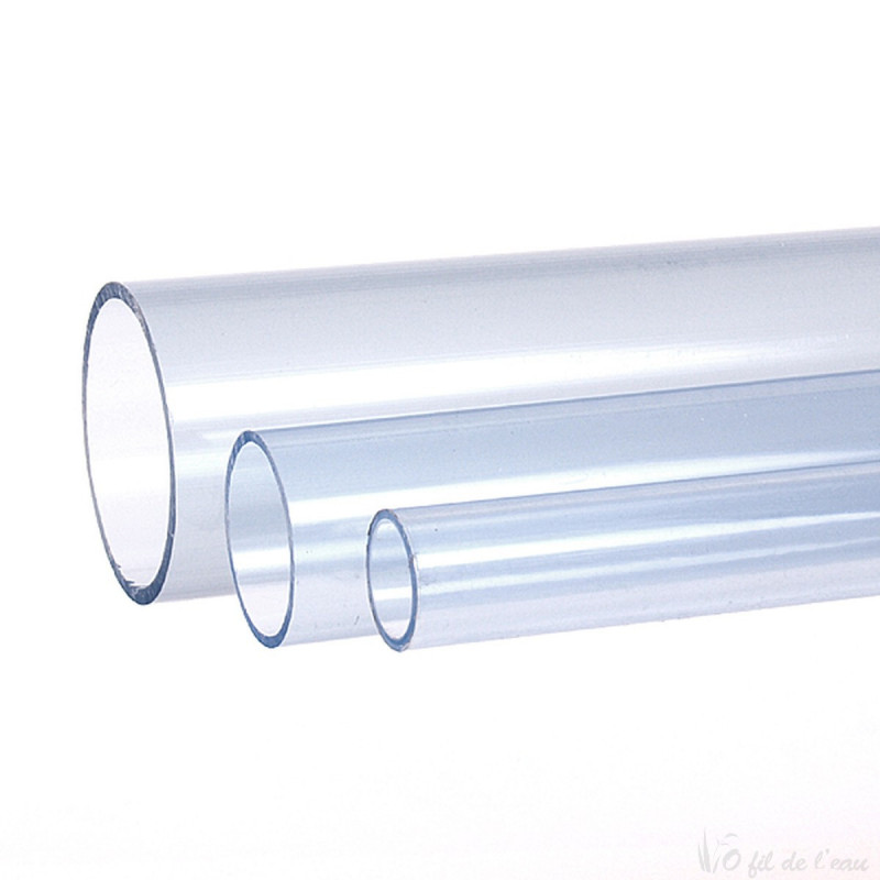 Tuyau PVC translucide 50x60mm (L=50m) de tuyaux transparent en pvc