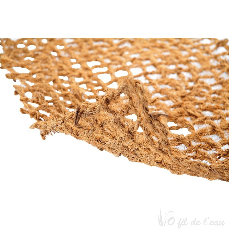 Natte De Talus En Fibre De Coco 2m X 1m - Bâche De Bassin Naturelle 750g/m² Pour Protection Érosion Et Plantes Aquatiques