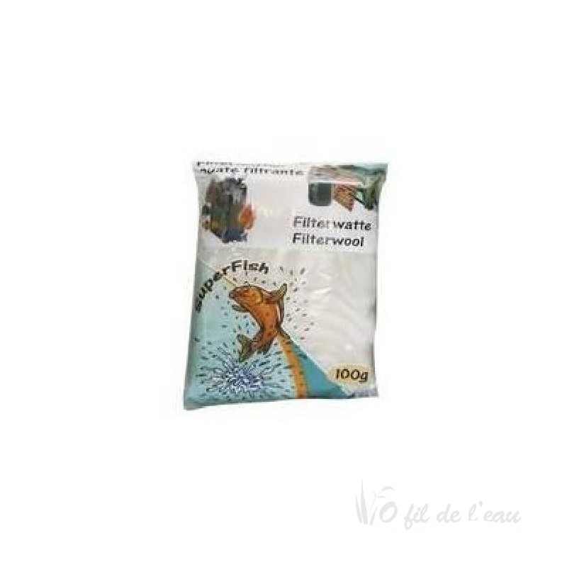 Ouate blanc 100 grammes superfish