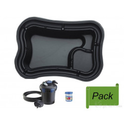 Pack Bassin Préformé PE 750 L + Filtration