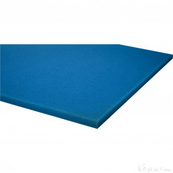 Mousse bleue filtrante 100 cm x 100 cm x 2 cm