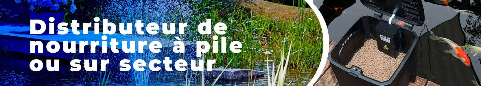 Distributeur de nourriture pour bassin