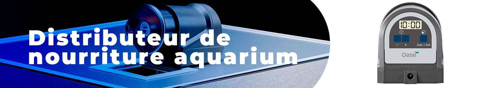 Distributeur de nourriture aquarium