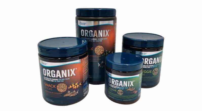 Aliments pour poissons de fond : ORGANIX Veggie Tabs et ORGANIX Snack Sticks