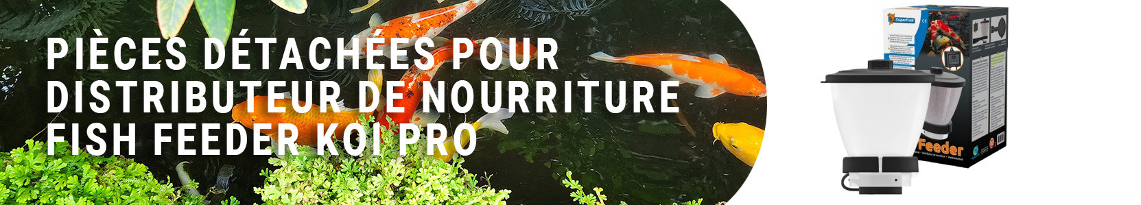 Pièces détachées pour distributeur de nourriture Fish Feeder Koi Pro