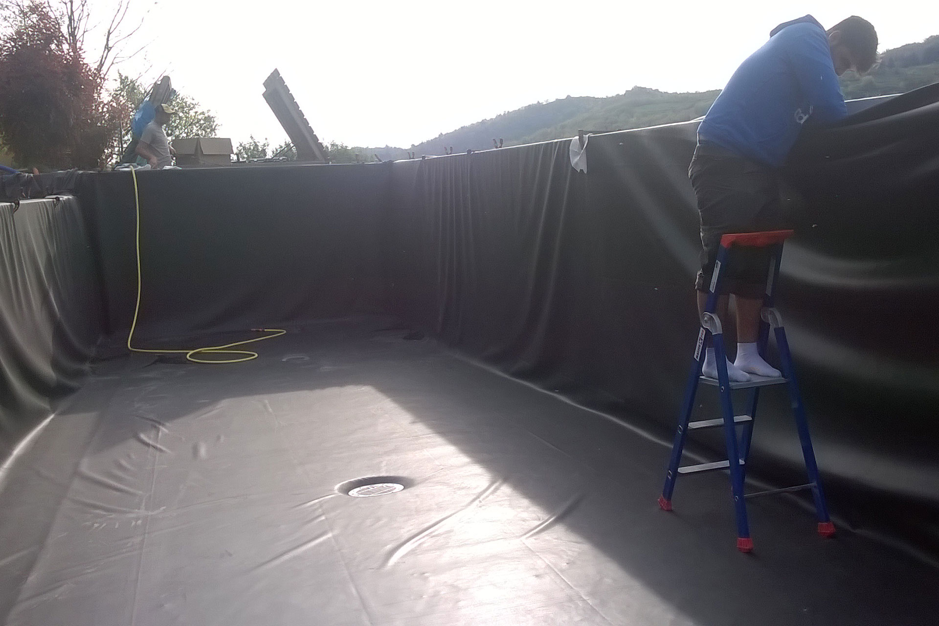 Réalisation d'étanchéité en EPDM