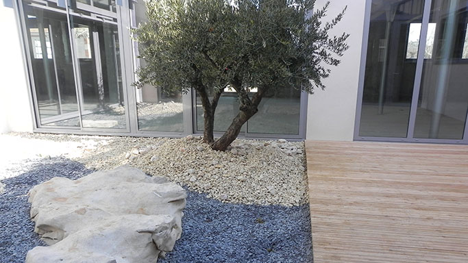 Aménagement du jardin