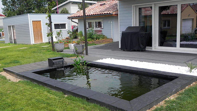 Création et entretien de bassins, viviers, fontaines et lacs