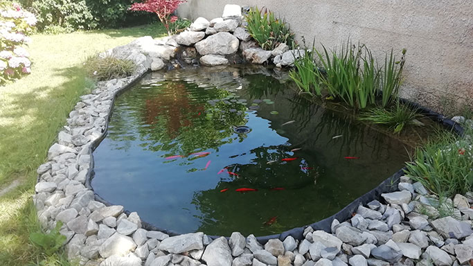 Réalisation bassins et cascades O Fil de l'eau