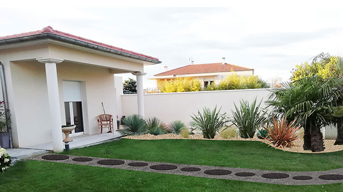 Réalisation jardin massif O Fil de l'eau