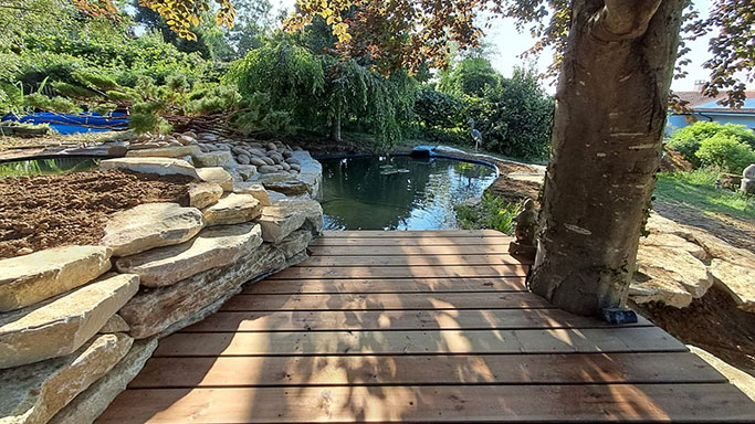 Réalisation piscine biologique O Fil de l'eau